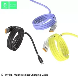 kabel-usb-typ-c-denmen-d11t-2-4a-czarny-1m-magnetyczny