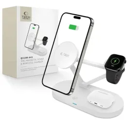 tech-protect-qi15w-a41-3in1-magnetic-magsafe-wireless-charger-white