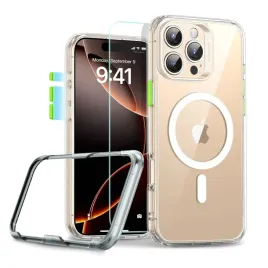 etui-esr-classic-pro-set-halolock-magsafe-iphone-16-pro-max-clear