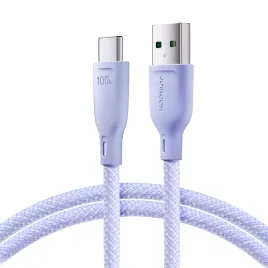 kabel-joyroom-multi-color-series-s-a34-usb-a-usb-c-100w-1m-fioletowy