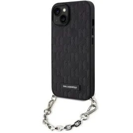 etui-karl-lagerfeld-saffiano-monogram-chain-na-iphone-14-czarne