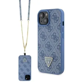 etui-guess-crossbody-4g-metal-logo-do-iphone-15-niebieskie