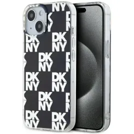 etui-dkny-iml-checkered-mono-pattern-na-iphone-15-14-13-czarne