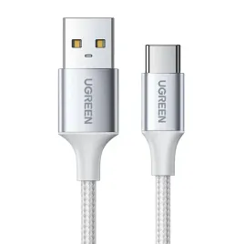 kabel-ugreen-us288-60130-usb-a-usb-c-qc-3-0-3a-0-5m-bialy