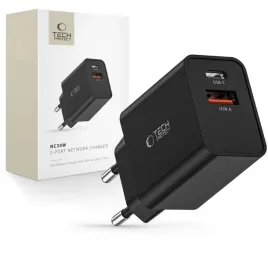 ladowarka-tech-protect-nc30w-sieciowa-usb-c-pd-30w-usb-a-qc-3-0-czarna