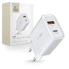 ladowarka-tech-protect-c30w-sieciowa-usb-c-pd-30w-usb-a-qc-3-0-biala