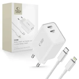 ladowarka-tech-protect-c35w-sieciowa-2x-usb-c-pd-35w-z-kablem-usb-c-light