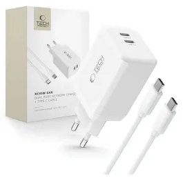 ladowarka-tech-protect-nc45w-gan-2-port-pd45w-type-c-cable-biale