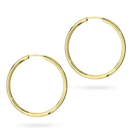 zlote-kolczyki-kolka-25mm-pr-585-kolo-ring-14k