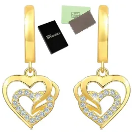zlote-kolczyki-wiszace-serca-kolczyki-angielskie-srebro-pozlcane