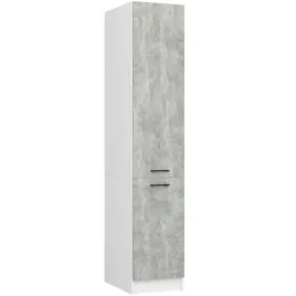 stojaca-szafka-kuchenna-slupek-kuchenny-2-drzwi-6-polek-205-cm-bialy-beton