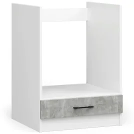 klasyczna-szafka-kuchenna-pod-piekarnik-stojaca-60-cm-biala-front-beton