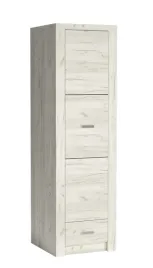 klasyczna-mala-szafa-velaro-56cm-do-salonu-sypialni-szuflada-kraft-bialy