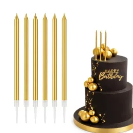 zlote-swieczki-do-tortu-6-szt-dlugie-smukle-swieczki-urodzinowe