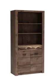 klasyczny-duzy-regal-velaro-96cm-salon-biuro-polki-jesion-ciemny