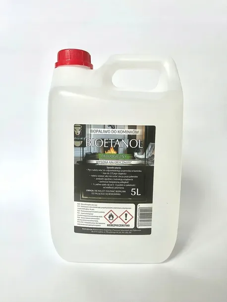 BIOPALIWO BIOETANOL DO KOMINÓW 99% 5L.