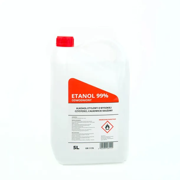 Alkohol Etylowy ETANOL 99% 5l.