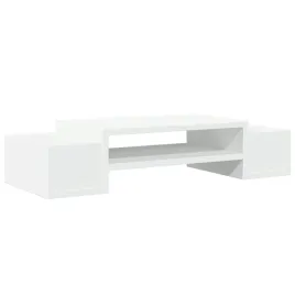 biala-podstawka-pod-monitor-z-polka-i-4-przegrodkami-70x27x15-cm