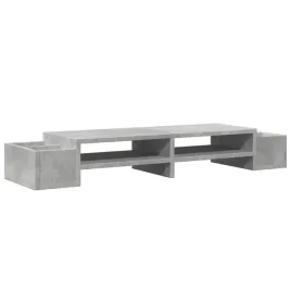 podstawka-pod-monitor-z-przegrodami-szary-beton-100x27x15-cm