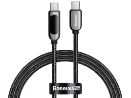 kabel-1m-baseus-przewod-usb-c-type-c-z-miernikiem-pradu-pd-5a-100w-black