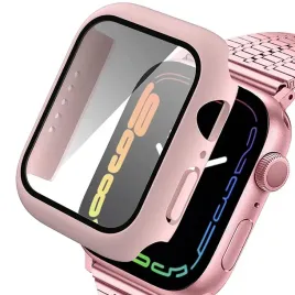 obudowa-alogy-2w1-nakladka-szklo-do-apple-watch-7-45mm-rozowa