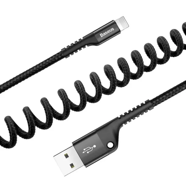 kabel-1m-baseus-spring-sprezynowy-usb-do-lightning-2a-czarny-stan-opakowania-oryginalne