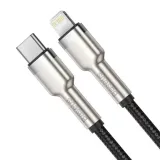 kabel-usb-c-do-lightning-baseus-cafule-pd-20w-025m-czarny-stan-nowy