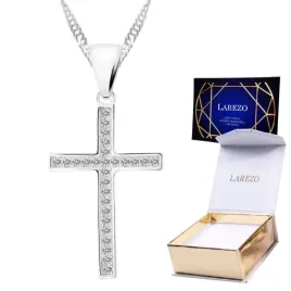 lancuszek-srebrny-naszyjnik-925-krzyz-krzyzyk