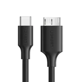 ugreen-kabel-przewod-usb-typ-c-micro-usb-typ-b-superspeed-3-0-1m-czarny