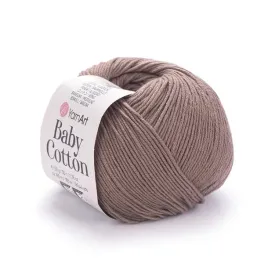 wloczka-yarnart-baby-cotton-407-jasny-braz-50gr-165m-50percent-bawelna-50percent-akryl