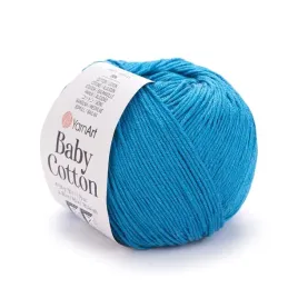 wloczka-yarnart-baby-cotton-458-turkusowy-50gr-165m-50percent-bawelna-50percent-akryl