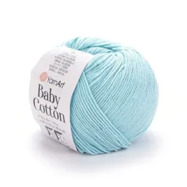 wloczka-yarnart-baby-cotton-446-jasny-turkus-50gr-165m-50percent-bawelna-50percent