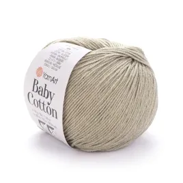wloczka-yarnart-baby-cotton-434-jasny-khaki-50gr-165m-50percent-bawelna-50percent-akryl
