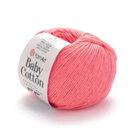 wloczka-yarnart-baby-cotton-424-neonowy-koral-50gr-165m-50percent-bawelna-50percent