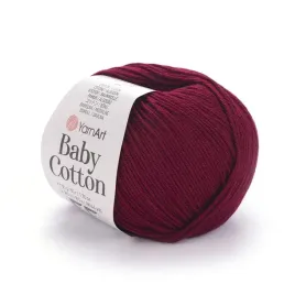 wloczka-yarnart-baby-cotton-428-bordowy-50gr-165m-50percent-bawelna-50percent-akryl