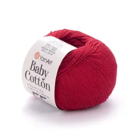 wloczka-baby-yarnart-cotton-427-czerwien-meksykanska-50gr-165m-50percent-bawelna