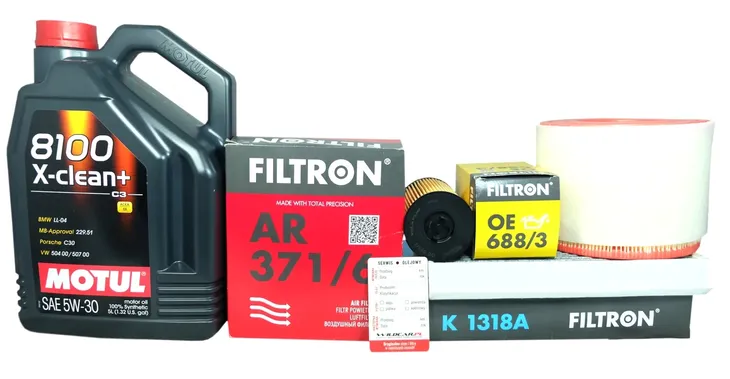 Filtry + olej Audi A6 C7 2.0 Tdi 150 190 2013-2018