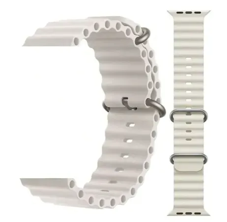 pasek-ocean-loop-do-apple-watch-49-45-44-mm-bialy