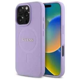 guess-guhmp16lpsahmcu-iphone-16-pro-6-3-fioletowy-purple-hardcase-saffiano
