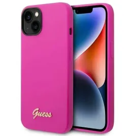 guess-guhcp14sslsmf-iphone-14-61-fuksja-fuschia-hard-case-silicone-vintag