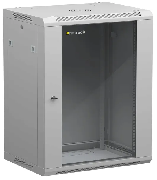 Szafa wisząca Netrack 19" 15U 600 x 450 mm szara