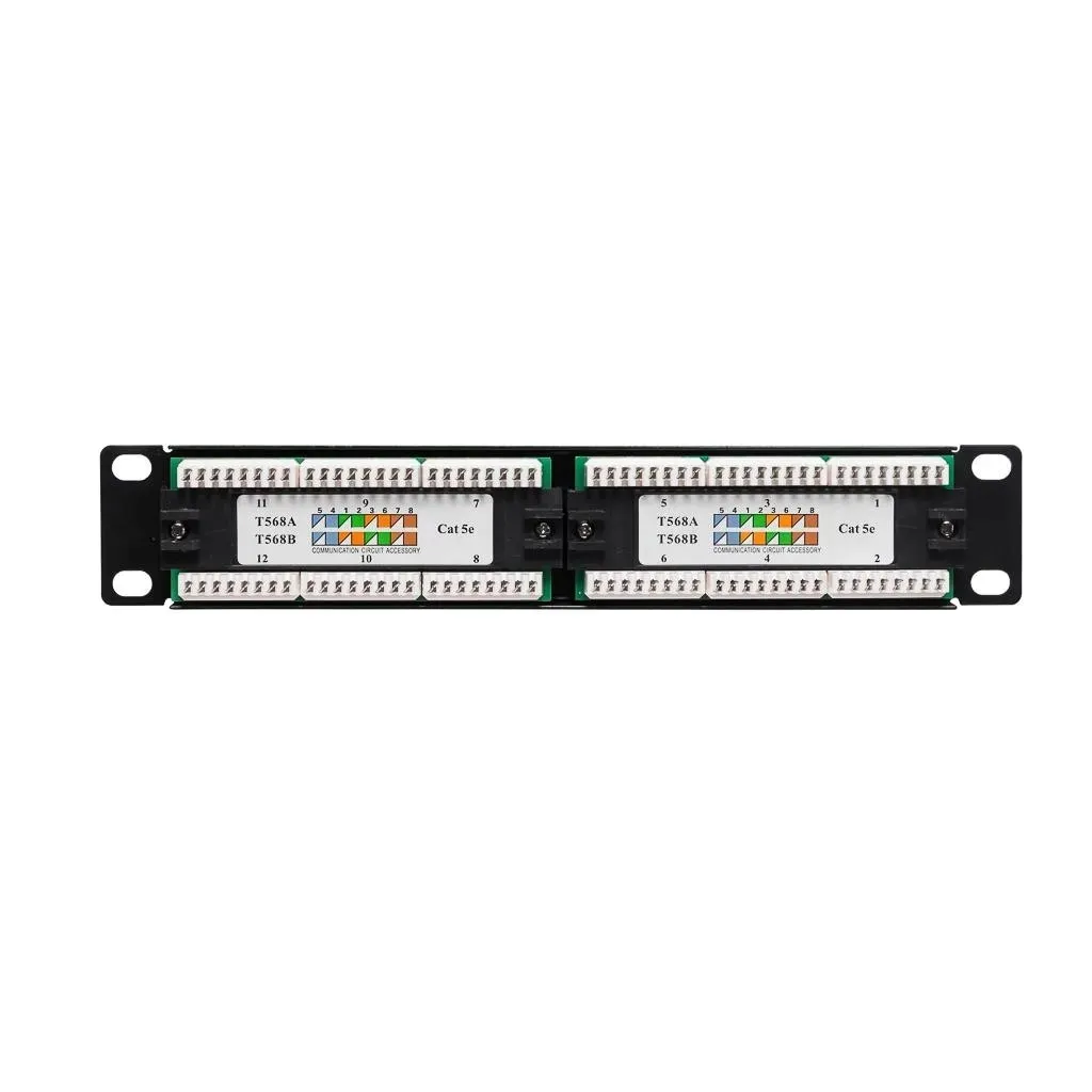 patch-panel-rack-10-1u-12-porty-kat-5e-utp-netrack-czarny-stan-nowy