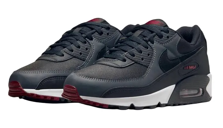 Buty męskie Nike Air Max 90 DQ4071-001 czarne czerwone 42,5