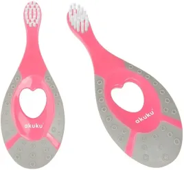 akuku-szczotka-pierwsza-szczoteczka-do-mycia-zebow-dla-dzieci-0-2-rozowa