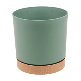 doniczka-oslonka-tubo-pm-z-podstawka-zielona-128mm-okragla-do-roslin-12l