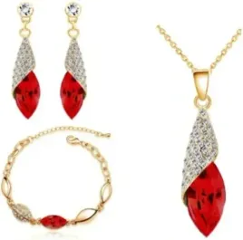 zloty-komplet-bizuterii-pozlacane-rubinowe-lezki-krople-prezent