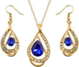 zloty-komplet-bizuterii-szafirowe-migdaly-pozlacany-na-prezent