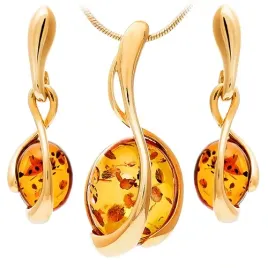 zloty-komplet-bizuterii-zestaw-srebro-925-z-naturalnym-bursztynem-lancuszek