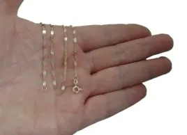 zloty-lancuszek-585-blyszczacy-blaszki-modny-prezent-45-cm-grawer