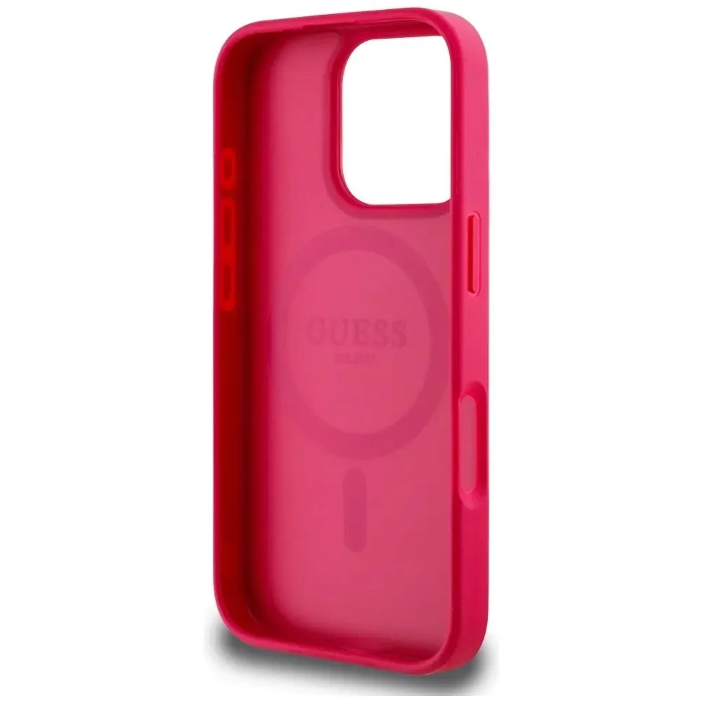 etui-guess-grained-printed-flower-pattern-magsafe-do-iphone-16-pro-fuksja